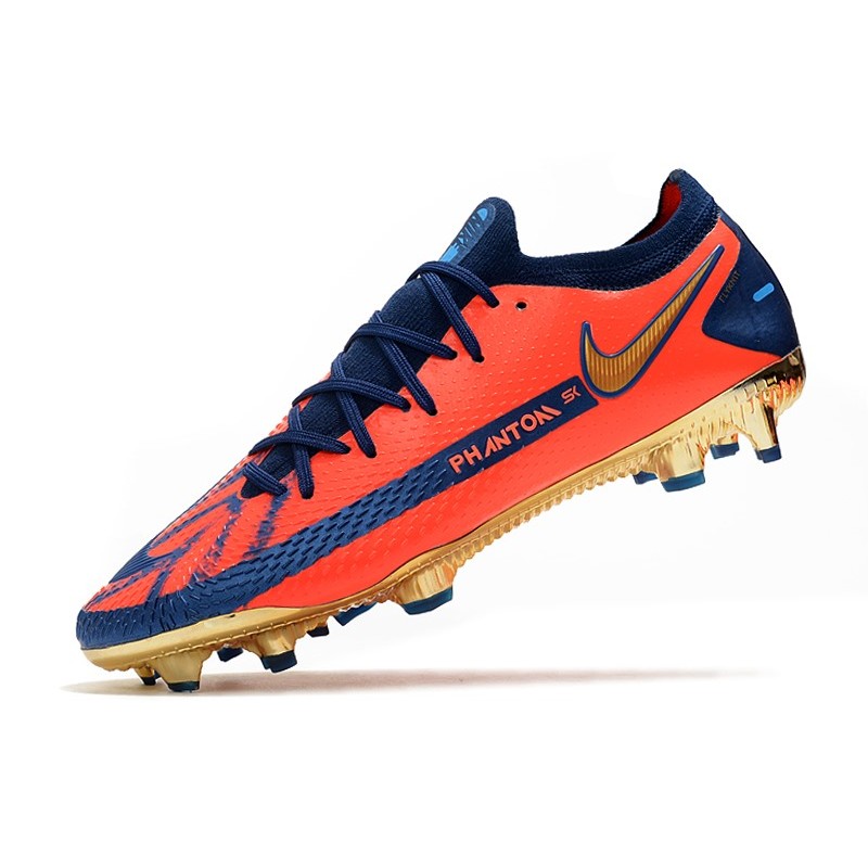 Nike Phantom GT Elite FG oranžový Modrý Zlato